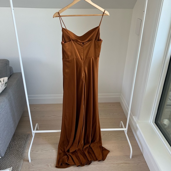 Fame and Partners Strappy Draped Gown - Picture 3 of 7